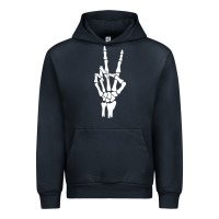 Navy skeleton peace Urban Hoodie - linhVisuals