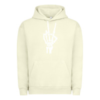 Pigment Pistachio skeleton peace Urban Hoodie - linhVisuals