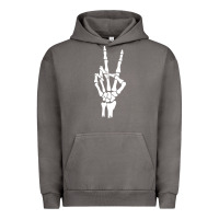Pigment Tornado skeleton peace Urban Hoodie - linhVisuals