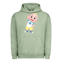 Pigment Oil Green jj cocomelon babyshark Urban Hoodie - linhVisuals