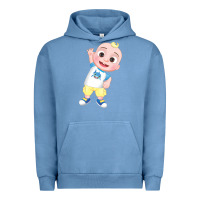 Pigment Pebble Blue jj cocomelon babyshark Urban Hoodie - linhVisuals