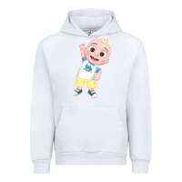 White jj cocomelon babyshark Urban Hoodie - linhVisuals