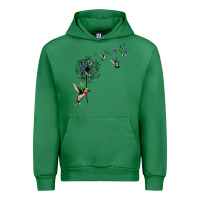 Emerald bird hummingbird dandelion flowers shirt for women men t shirt Urban Hoodie - linhVisuals