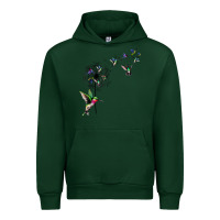 Forest Green bird hummingbird dandelion flowers shirt for women men t shirt Urban Hoodie - linhVisuals