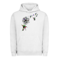 Pigment Lunar Rock bird hummingbird dandelion flowers shirt for women men t shirt Urban Hoodie - linhVisuals
