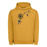 Pigment Peanut Butter bird hummingbird dandelion flowers shirt for women men t shirt Urban Hoodie - linhVisuals