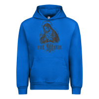 Cobalt ave maria schubert latin mass blessed mother hail mary lady t shirt Urban Hoodie - linhVisuals