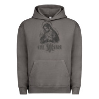 Pigment Tornado ave maria schubert latin mass blessed mother hail mary lady t shirt Urban Hoodie - linhVisuals