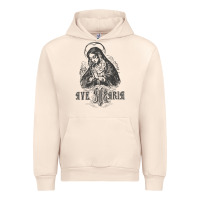 Sandshell ave maria schubert latin mass blessed mother hail mary lady t shirt Urban Hoodie - linhVisuals