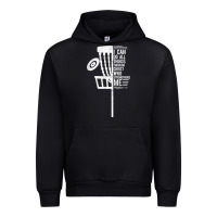 Black christian disc golf i can do all things philippians 4 13 t shirt Urban Hoodie - linhVisuals