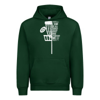 Forest Green christian disc golf i can do all things philippians 4 13 t shirt Urban Hoodie - linhVisuals