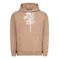 Pigment Burro christian disc golf i can do all things philippians 4 13 t shirt Urban Hoodie - linhVisuals