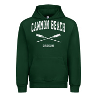 Forest Green cannon beach oregon vintage nautical crossed oars t shirt Urban Hoodie - linhVisuals