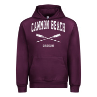 Mauve Wine cannon beach oregon vintage nautical crossed oars t shirt Urban Hoodie - linhVisuals