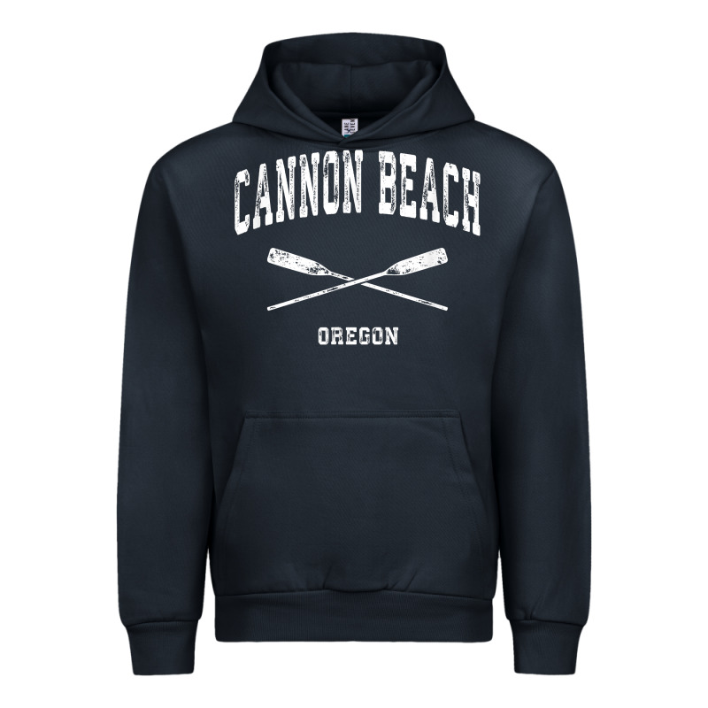 Cannon Beach Oregon Vintage Nautical Crossed Oars T Shirt Urban Hoodie by linhVisuals | Teevron
