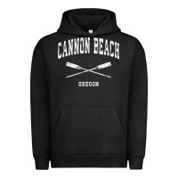 Pigment Black cannon beach oregon vintage nautical crossed oars t shirt Urban Hoodie - linhVisuals