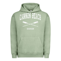 Pigment Oil Green cannon beach oregon vintage nautical crossed oars t shirt Urban Hoodie - linhVisuals