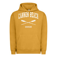 Pigment Peanut Butter cannon beach oregon vintage nautical crossed oars t shirt Urban Hoodie - linhVisuals