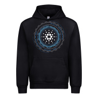 Black cardano ada crypto cryptocurrency t shirt Urban Hoodie - linhVisuals