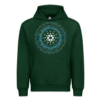 Forest Green cardano ada crypto cryptocurrency t shirt Urban Hoodie - linhVisuals