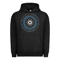 Pigment Black cardano ada crypto cryptocurrency t shirt Urban Hoodie - linhVisuals