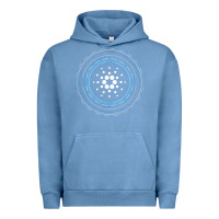 Pigment Pebble Blue cardano ada crypto cryptocurrency t shirt Urban Hoodie - linhVisuals