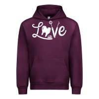 Mauve Wine dentistry dentist dental assistant dental hygienist gift pullover hood Urban Hoodie - linhVisuals