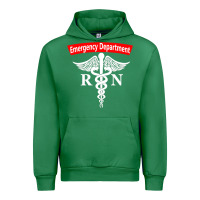 Emerald emergency department nursing er registered nurse rn caduceus raglan ba Urban Hoodie - linhVisuals
