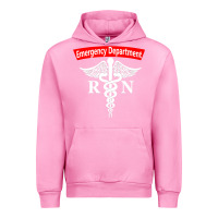 Fuchsia Pink emergency department nursing er registered nurse rn caduceus raglan ba Urban Hoodie - linhVisuals