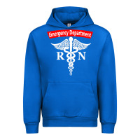 Cobalt emergency department nursing er registered nurse rn caduceus raglan ba Urban Hoodie - linhVisuals