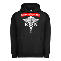 Pigment Black emergency department nursing er registered nurse rn caduceus raglan ba Urban Hoodie - linhVisuals