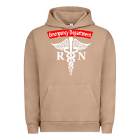 Pigment Burro emergency department nursing er registered nurse rn caduceus raglan ba Urban Hoodie - linhVisuals