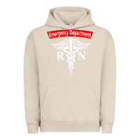 Pigment French Oak emergency department nursing er registered nurse rn caduceus raglan ba Urban Hoodie - linhVisuals