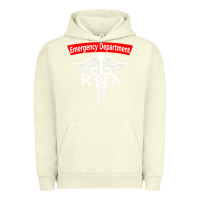 Pigment Pistachio emergency department nursing er registered nurse rn caduceus raglan ba Urban Hoodie - linhVisuals