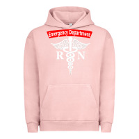 Pigment Salmon emergency department nursing er registered nurse rn caduceus raglan ba Urban Hoodie - linhVisuals