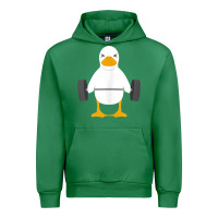 Emerald duck deadlift design   weight lifting gym workout tank top Urban Hoodie - linhVisuals