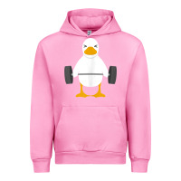 Fuchsia Pink duck deadlift design   weight lifting gym workout tank top Urban Hoodie - linhVisuals