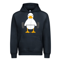 Navy duck deadlift design   weight lifting gym workout tank top Urban Hoodie - linhVisuals