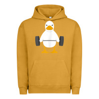 Pigment Peanut Butter duck deadlift design   weight lifting gym workout tank top Urban Hoodie - linhVisuals