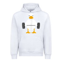 White duck deadlift design   weight lifting gym workout tank top Urban Hoodie - linhVisuals
