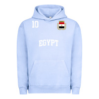Pigment Grape Ice egypt team sports number 10 soccer egyptian flag t shirt Urban Hoodie - linhVisuals