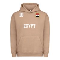 Pigment Burro egypt team sports number 10 soccer egyptian flag t shirt Urban Hoodie - linhVisuals