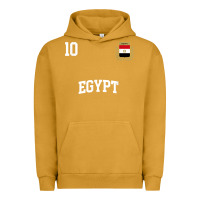 Pigment Peanut Butter egypt team sports number 10 soccer egyptian flag t shirt Urban Hoodie - linhVisuals