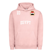 Pigment Salmon egypt team sports number 10 soccer egyptian flag t shirt Urban Hoodie - linhVisuals