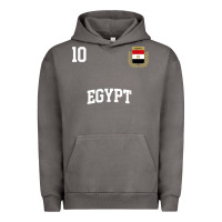 Pigment Tornado egypt team sports number 10 soccer egyptian flag t shirt Urban Hoodie - linhVisuals