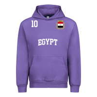 Tulip egypt team sports number 10 soccer egyptian flag t shirt Urban Hoodie - linhVisuals