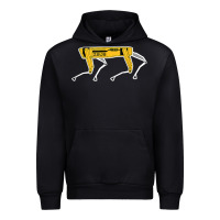 Black dynamics robot dog spot for boston militaries t shirt Urban Hoodie - linhVisuals