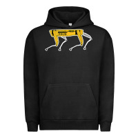 Pigment Black dynamics robot dog spot for boston militaries t shirt Urban Hoodie - linhVisuals