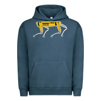 Pigment Midnight Navy dynamics robot dog spot for boston militaries t shirt Urban Hoodie - linhVisuals