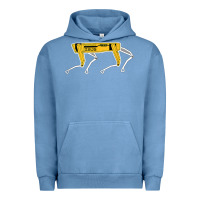 Pigment Pebble Blue dynamics robot dog spot for boston militaries t shirt Urban Hoodie - linhVisuals